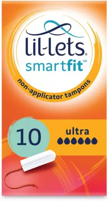 Lil-Lets tamponi ultra non applicatori, confezione da 10