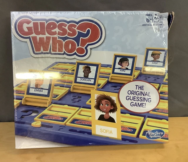 GUESS WHO? CLASSIC Guessing Game By Hasbro Gaming 2 Player Game $12.99