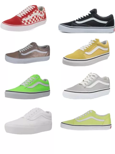 Vans OLD SKOOL Unisex Canvas Sneakers Skateboard Shoes New