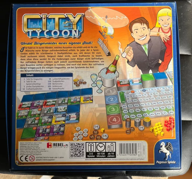 Brettspiel: City Tycoon (Pegasus Spiele) 2
