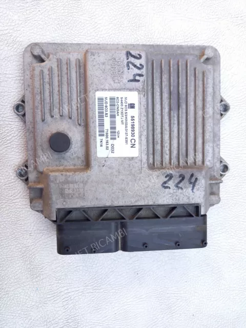 55198930 Cn Mjd 6O3.S3 HW03A ECU Moteur ECU Opel Corsa D 1.3 CDTI Z13DTJ