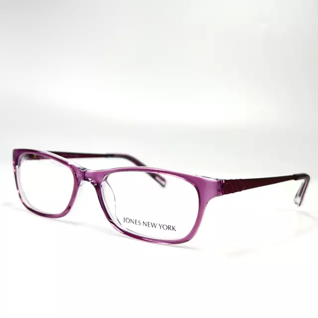 Jones New York J941 Purple Crystal Rectangle Womens Eyeglasses 50[]16 135 mm a7