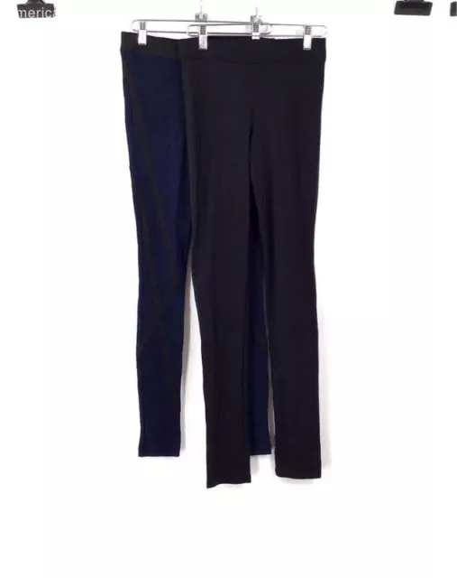 Theory Women's Black Blue Skinny Leg Compression Leggings - Size S, P Lot Of 2