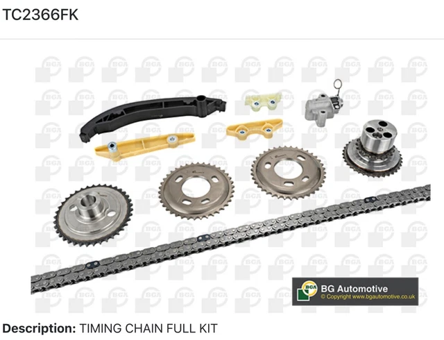TIMING CHAIN KIT For Ford Ranger & Transit RWD 2.2 TDCi BGA inc Gears ...