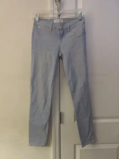 Womens Henry & Belle "Harrison" Lt Blue Super Skinny Ankle Jeans Size 26