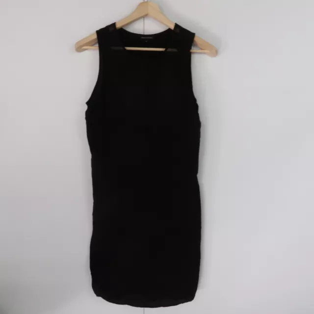 Howard Showers Womens Dress Size 10 Black Sleeveless Midi