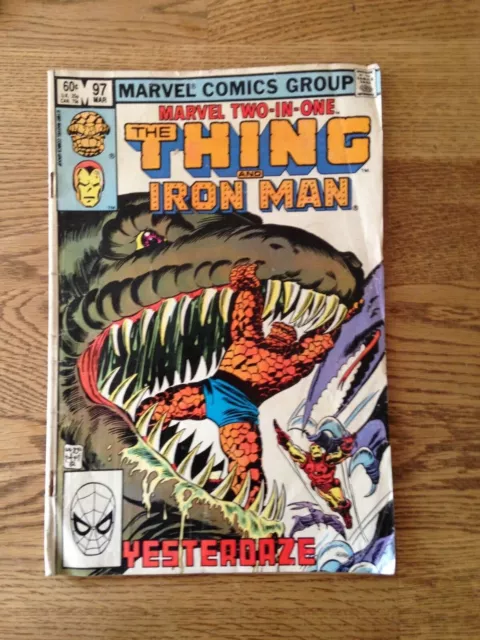 Marvel Comics Two-In-One The Thing And Iron Man Vol 1 No 97 March 1983