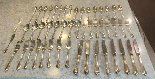 Wallace grand colonial on sale sterling silver flatware