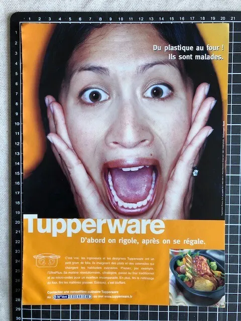 Publicité de presse de 2005 - Tupperware- French Ad.