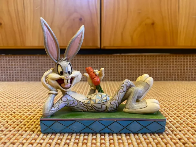 Jim Shore Figur Looney Tunes Bugs Bunny "Cool As a Carrot" wie NEU in OVP