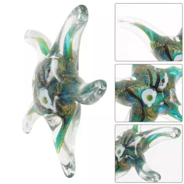 Hand Blown Glass Statue Handicrafts Collectible Figurines Crystal Paperweight