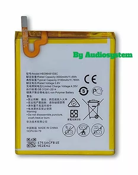 BATTERIA Adatta per HUAWEI ASCEND Y6 2 II CAM-L01 L21 HB396481EBC 3000MAH