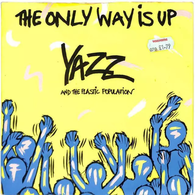 Yazz And The Plastic Population The Only Way Is Up UK 7" Vinyl 1988 BLR4 VG+ VG+