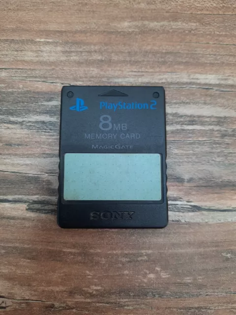 Carte mémoire PS2 Sony (officiel) 8 Mo, générique 32 Mo et 64 Mo