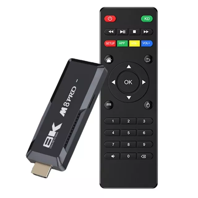 M8 PRO TV Stick Android 12.1 Smart TV Box AIIwinner H313 2.4G+5G Dual Band 3566