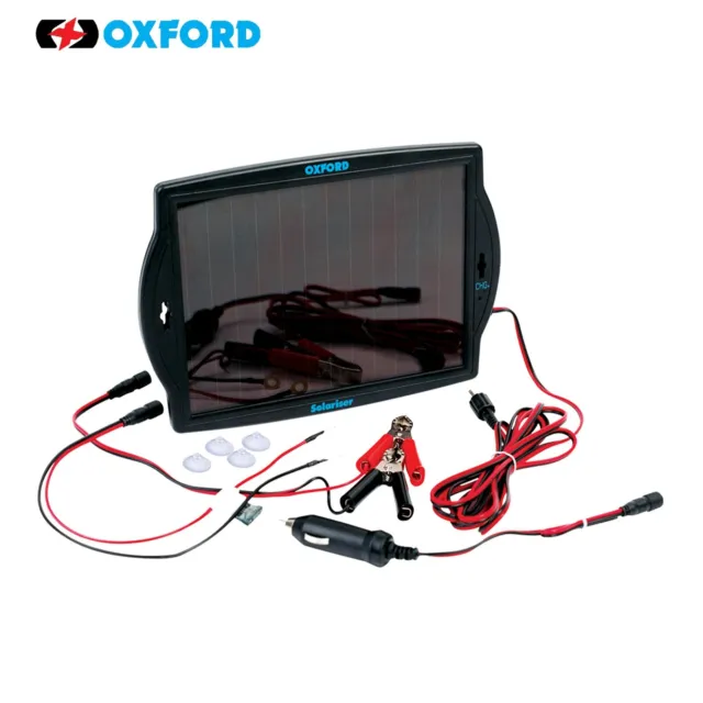 Oxford OF949 Solariser Solar Panel 12 Volt Motor Cycle Battery Charger
