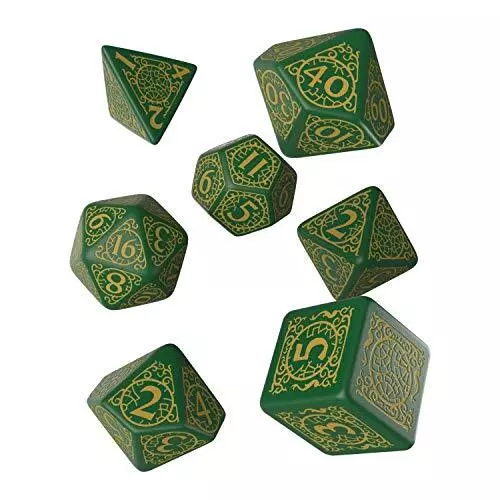 Q-Workshop Pathfinder Jade Regent Dice Set (7)