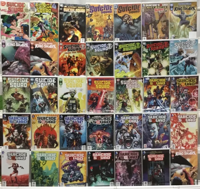 DC Comics Suicide Squad Comic Book Lot of 35 Issues - King Shark, Blackest Night