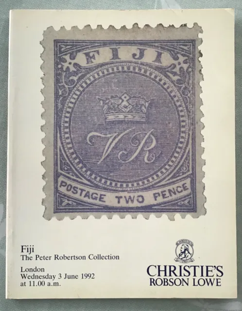 FIJI, Peter Robertson collection, auction catalogue 1992 Christie’s Robson Lowe