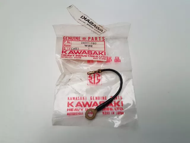 Nos Kawasaki H1 Mach Iii 500 H1E H1F 1974 1975 - Wire Lead 26011-080