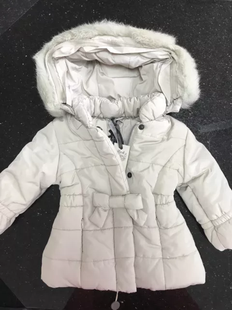 Mash Kiss Jacke mit tollem Kragen beige traumhaft schön Gr. 62/68