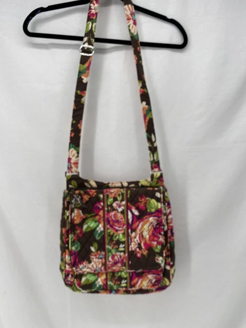 Euc Vera Bradley English Rose Mailbag Crossbody Hipster Purse Shoulder Bag