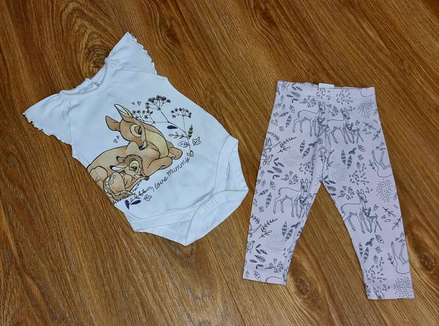 #34 Huge Bundle Of Baby Girls Disney Clothes Age 9-12 Months Pooh Dalmations 2