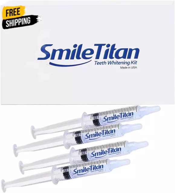 Teeth Whitening Gel Refill 4X Syringes 44% Carbamide Peroxide