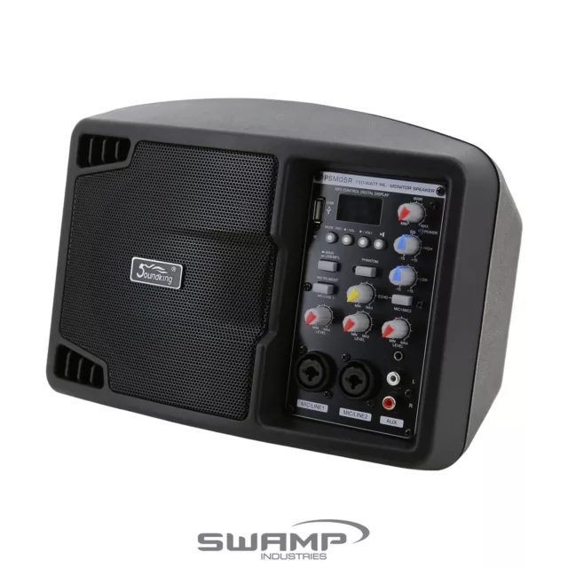 Soundking PSM05R Ultra-Compact 150W PA Monitor Speaker System Bluetooth USB XLR