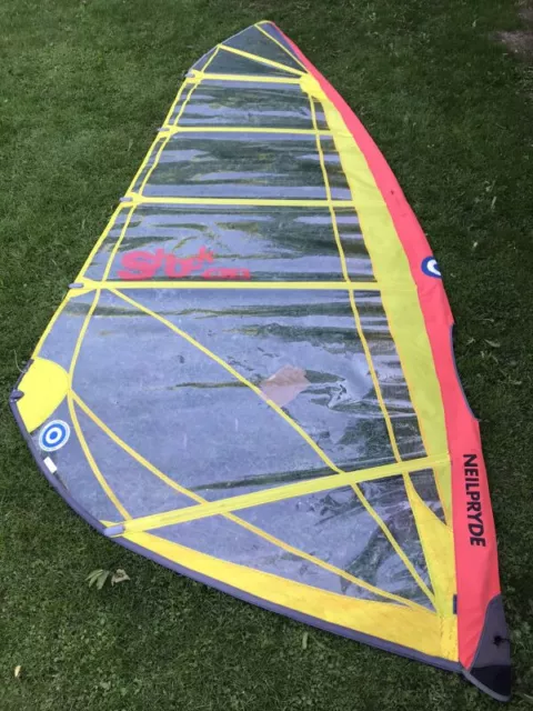 Segelset Windsurfing Neilpryde Shock 6.1 Gelb-Rot