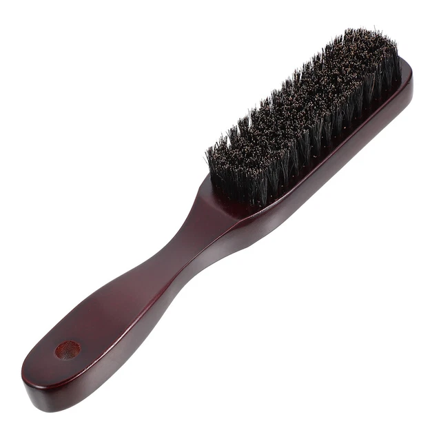 Cepillo de barba de tallo largo cepillo de secador de pelo de jabalí cepillo de limpieza hombre