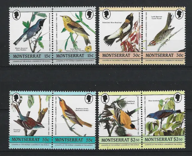 Montserrat  1985  Yt 588 / 595  N**  Oiseaux