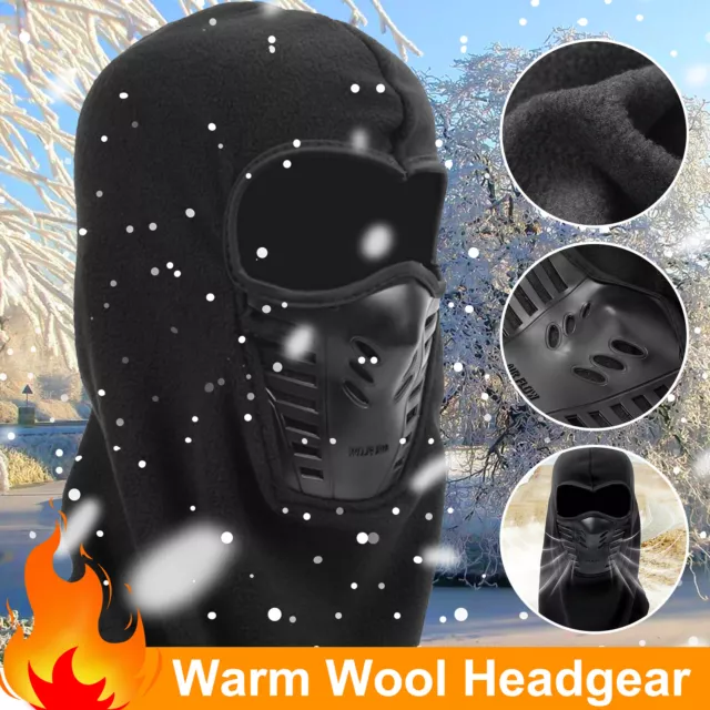 Winter Balaclava Kopfhaube Sturmhaube Sturmmaske Motorrad Skimaske Winddicht DE