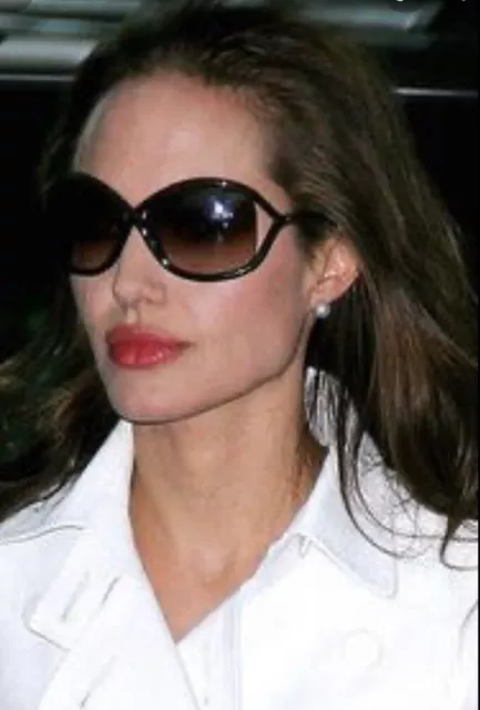 New Tom Ford 61mm Gray Women's Oversized Sunglasses Italy T2