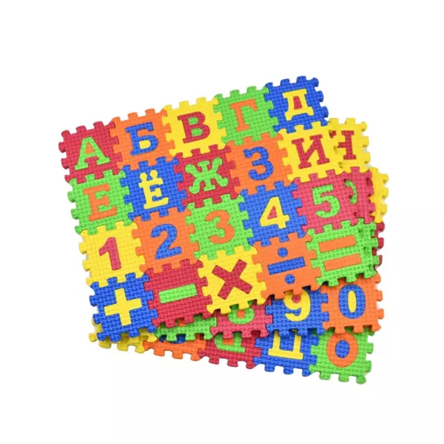 Puzzle Play Mat Alphabet Number EVA Foam Mat Interlocking for Baby Playing