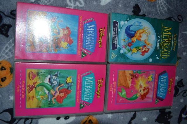 WALT DISNEY THE Little Mermaid Tv Series & Volume 1, 3, & 5 Vhs £6.00 ...