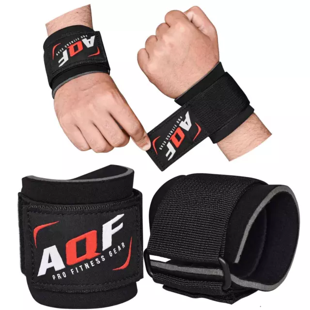AQF Wrist Brace Support Gym Straps Weight Lifting wrap