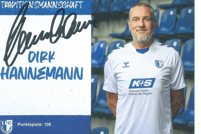 Carte Autographe Originale Signée Dirk Stahmann (1 FC Magdebourg) - Allemagne