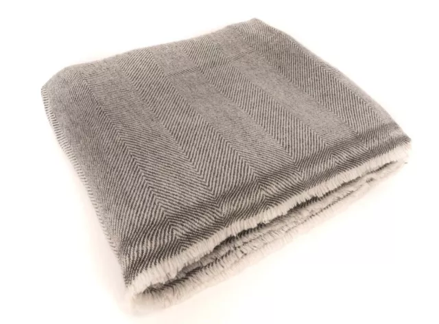 100% Cashmere Pashmina High Quality Blanket,Made in Nepal SALE 56"X102"