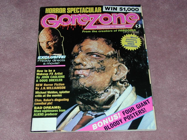 GOREZONE magazine # 1,  Free Shipping USA, Gore Zone