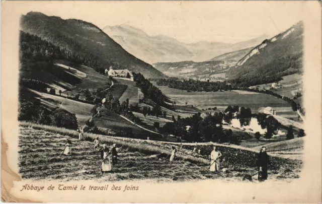 CPA Abbaye de Tamie le Travail des Foins (1191300)