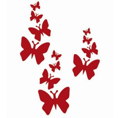 Disegno Pittura Modello di Stencil Pareti Mobili Artigianato Porta Stencil di Pittura Muro per Cottura al Forno 1 Pcs Stencil Farfalla Stencil in Plastica Riutilizzabile 12pack Decorazioni 