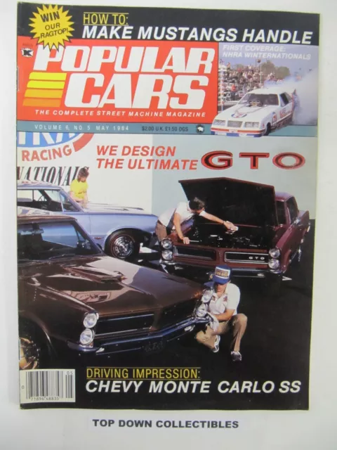 Popular Cars Magazine  May 1984    The Great GTO On The Tiger's Track