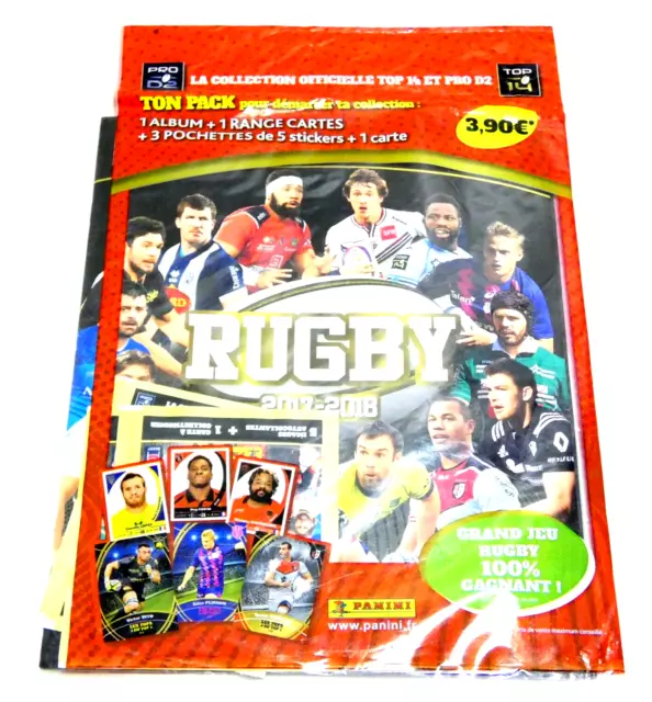 Panini Carte à collectionner Panini Rugby RUGBY EDF Album avec 2 pochettes  et Range cartes et carte EL pas cher 