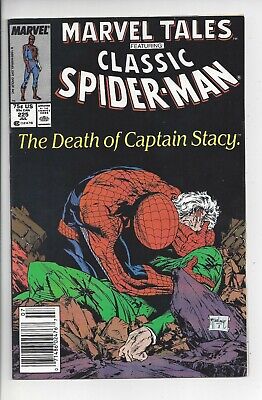 Marvel Tales Classic Spiderman #225 F (7.0)1989 McFarlane cover newsstand