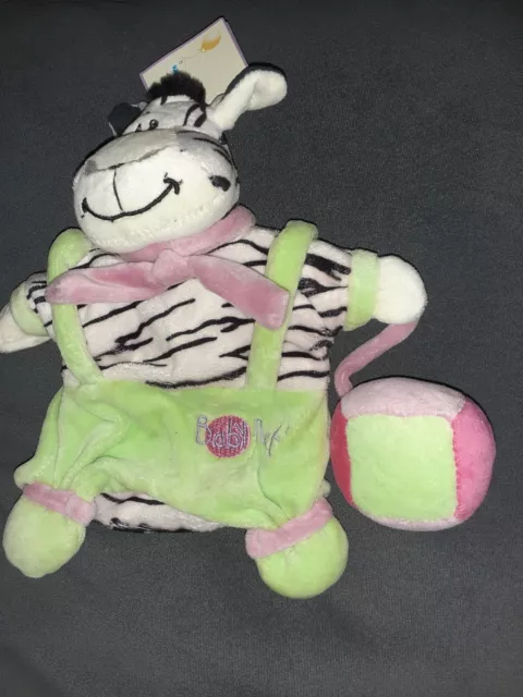 Doudou Marionnette Zèbre BABY NAT NEUF