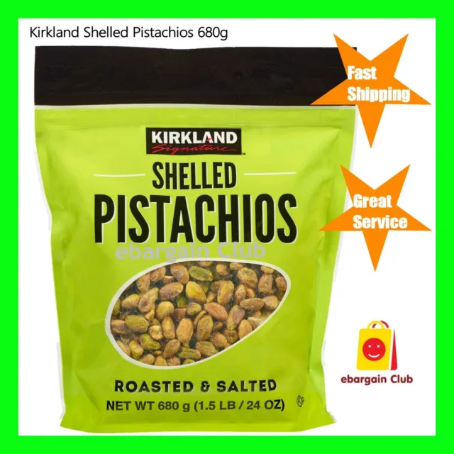 *New Arrival* Kirkland Shelled Pistachios Roasted & Salted 680g