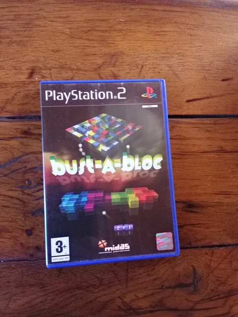 Jeu PS2 Bust A Bloc - Édition Midas Interactive 2002 - Très Bon état - Puzzle - PEGI 3