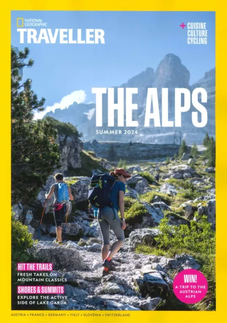 National Geographic Traveller Magazine: Die Alpen, Österreich, Frankreich, Sommer 2024