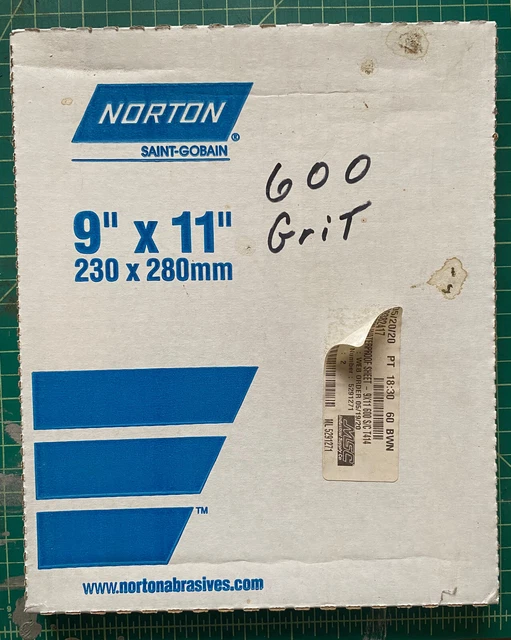 Sanding Sheet: 600 Grit, Silicon Carbide - Super Fine Grade, B-Weighted, Paper B